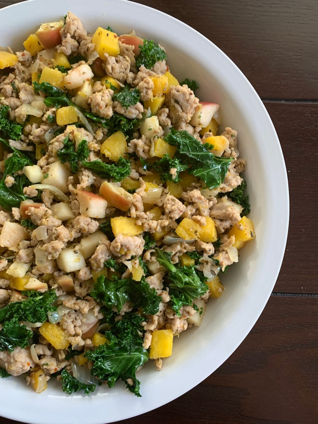 Chicken, Squash and Kale&nbsp;Hash