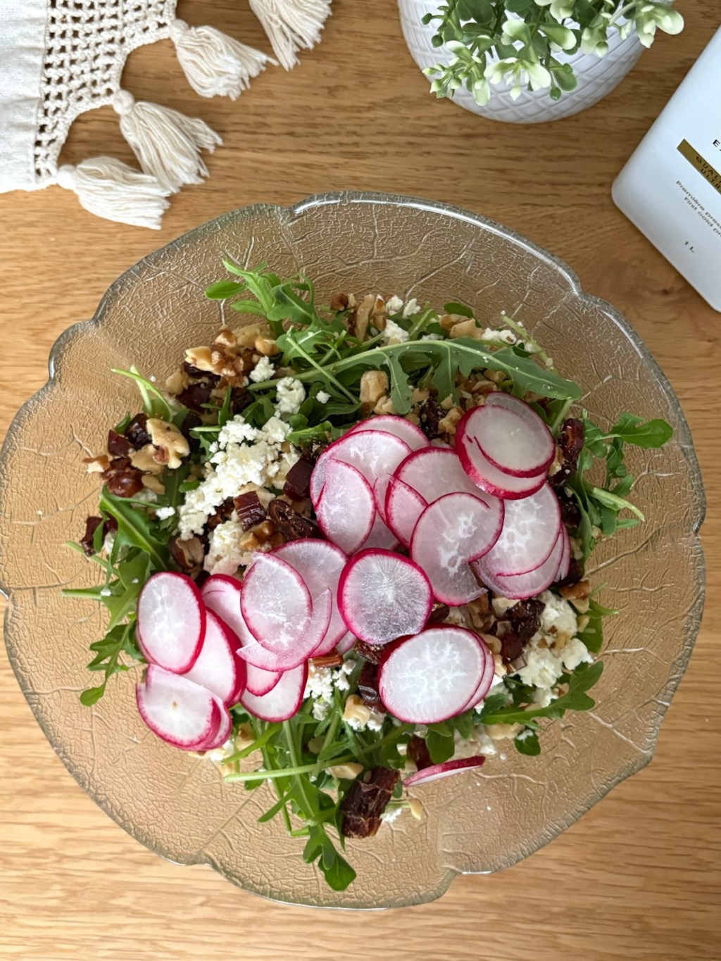 Arugula Salad with Dates, Feta &&nbsp;Radish