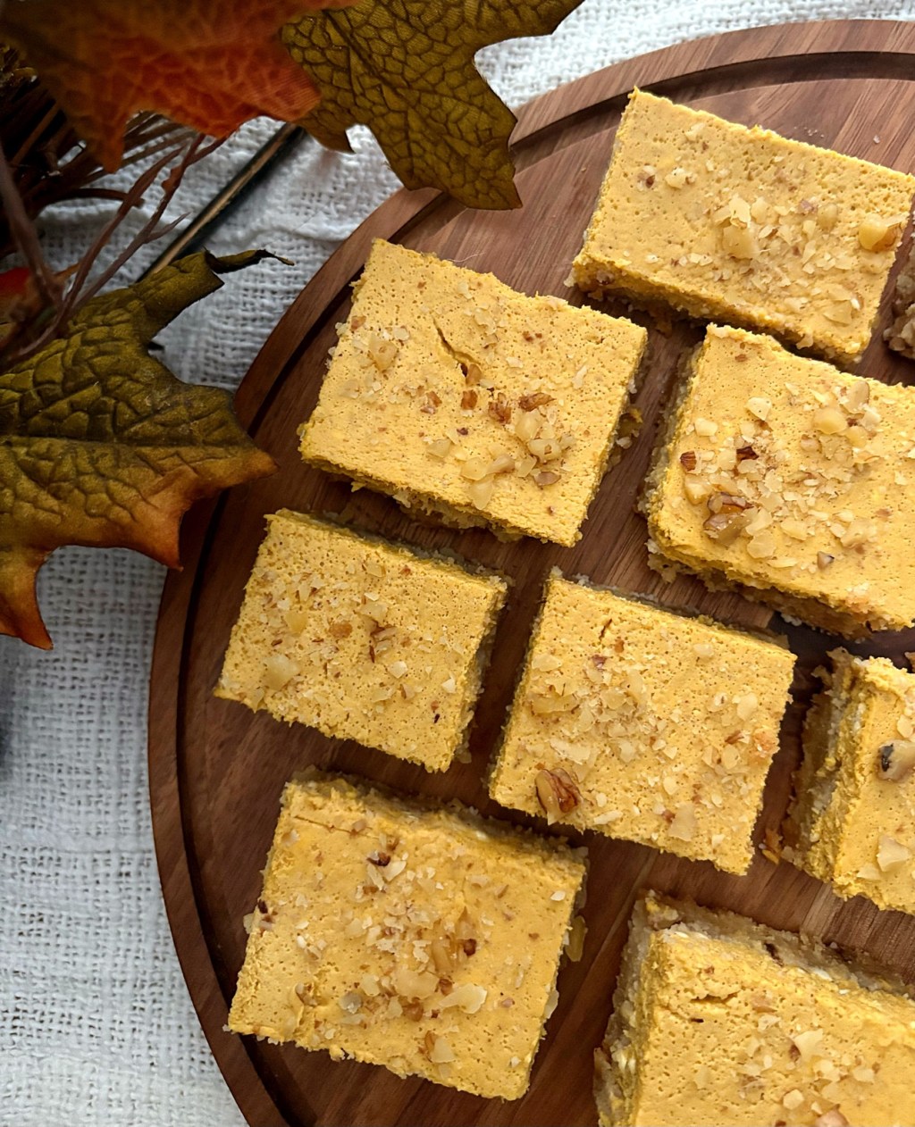 Pumpkin Cheesecake Bars
